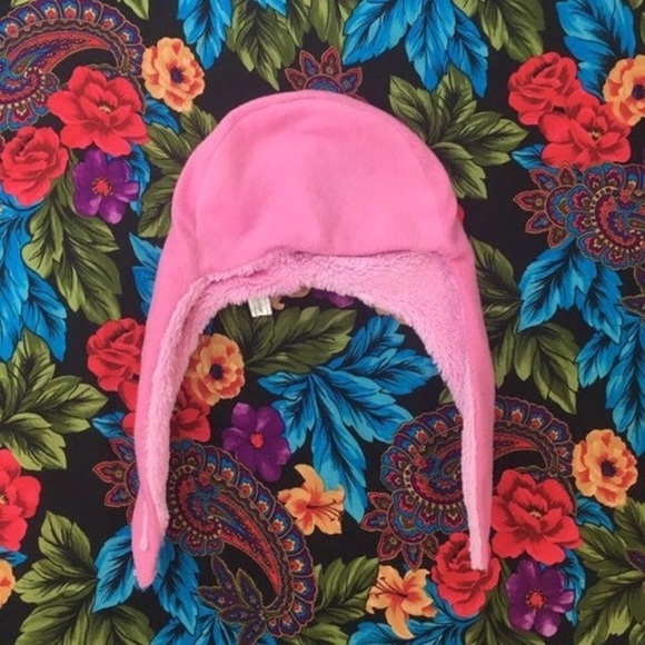 WOMEN'S FUZZY SOFT PINK SUPERMAN HAT DC COMICS SUPERGIRL ADULT OS - Picture 2 of 2